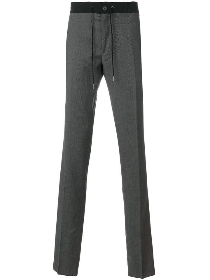 Lanvin Drawstring Pleated Trousers - Grey