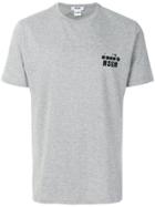 Msgm Logo Print T-shirt - Grey
