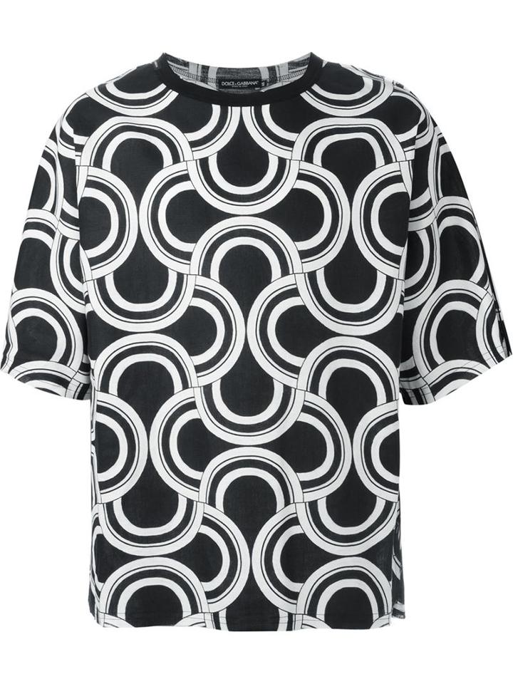 Dolce & Gabbana Optical Circles Print T-shirt