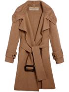 Burberry Knitted Coat - Brown