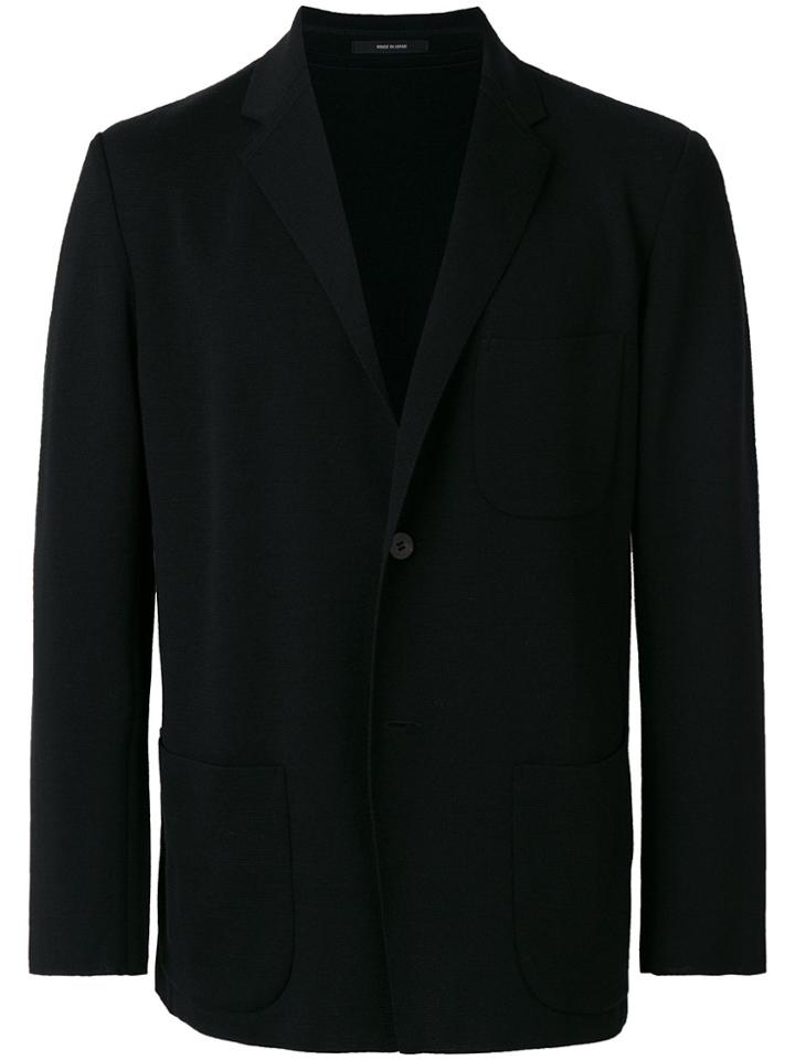Issey Miyake Men Patch Pocket Blazer - Black