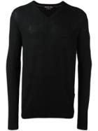 Michael Kors V-neck Pullover - Black