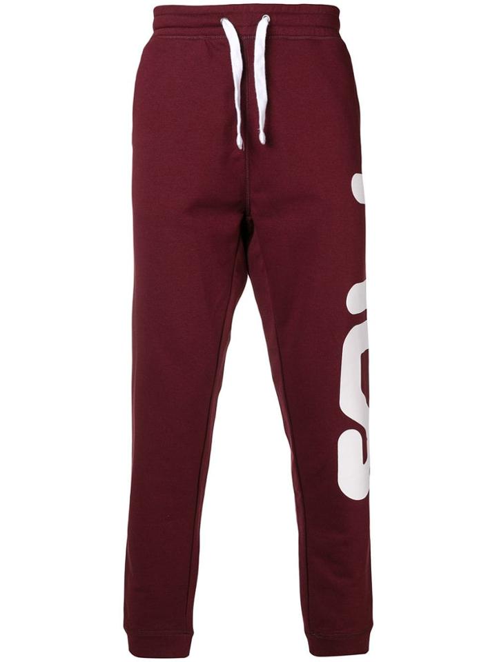 Fila Logo Track Pants - Red