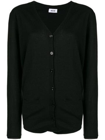 Moschino Pre-owned Buttoned Longsleeved Bodysuit - Black