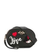 Love Moschino Appliqué Belt Bag - Black