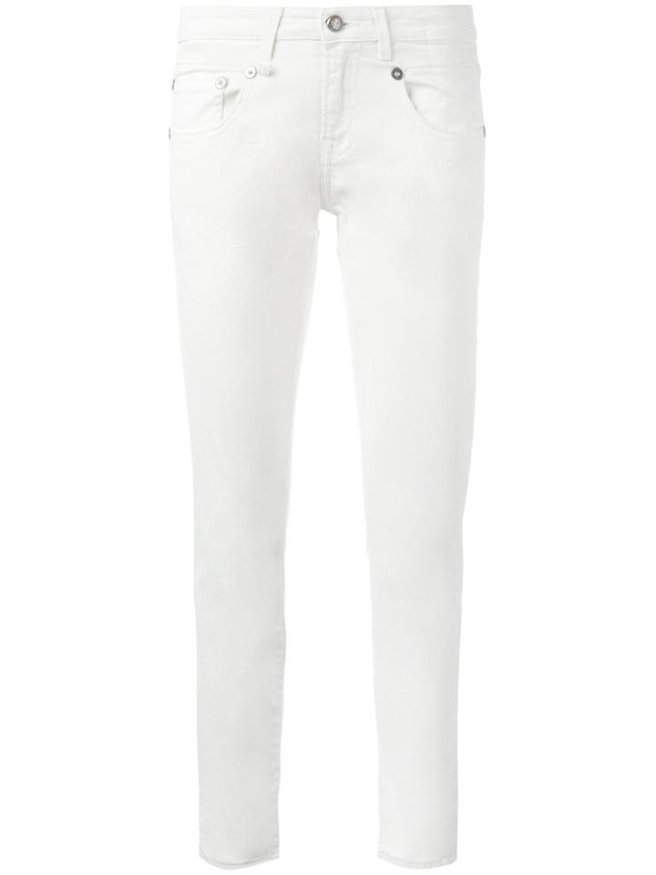 R13 Skinny Jeans - White