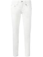 R13 Skinny Jeans - White
