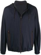 Ermenegildo Zegna Hooded Rain Jacket - Blue