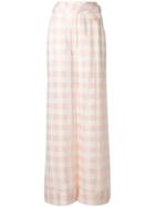 Alice Mccall Check Print Trousers - Pink