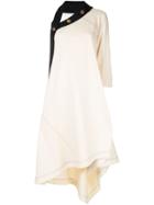 Monse Sail Print Canvas Dress - White