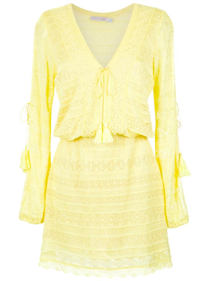 Cecilia Prado Rosália Knit Dress - Yellow & Orange