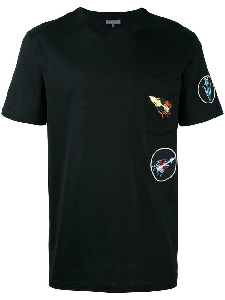 Lanvin - Arrow Patch T-shirt - Men - Cotton - L, Black, Cotton