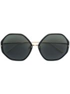 Linda Farrow Lfl901 Octogonal Sunglasses - Black