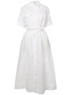 Brunello Cucinelli Collared Shirt Dress - White