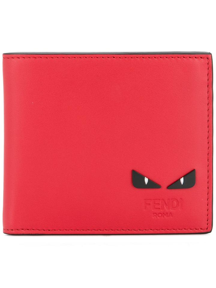 Fendi Bag Bugs Wallet - Red