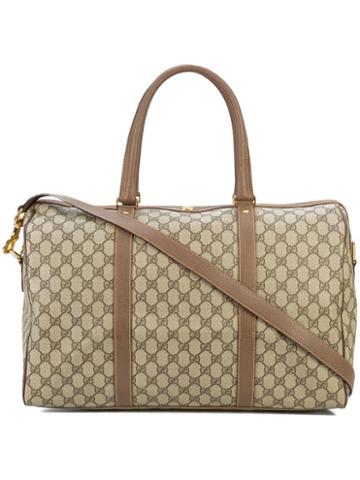 Gucci Pre-owned Gg Supreme Duffle Bag - Brown