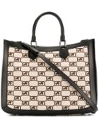 Alberta Ferretti Logo Top-handle Tote - Black