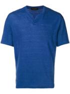 Roberto Collina V-neck T-shirt - Blue
