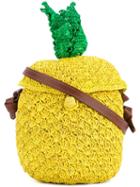 Sensi Studio Pineapple Woven Bag - Yellow