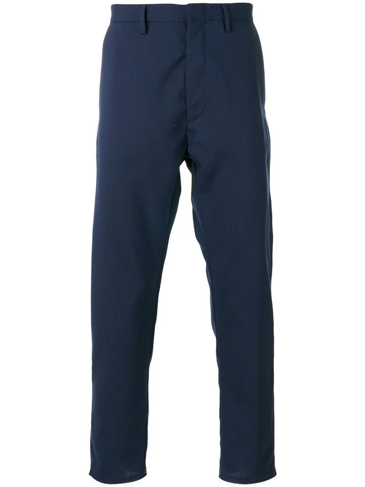 Pence Classic Chinos, Men's, Size: 48, Blue, Virgin Wool