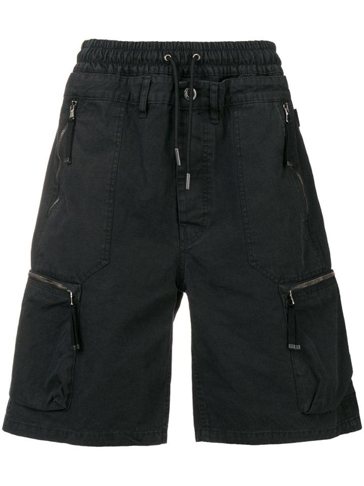 Diesel Black Gold Wide-leg Shorts