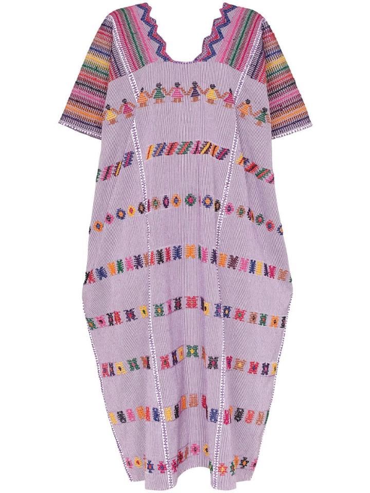 Pippa Holt Embroidered Kaftan Dress - 108 - Multicoloured