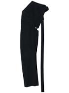 Ann Demeulemeester - Arm Length Fingerless Gloves - Women - Virgin Wool/cotton/rayon - Xs, Black, Virgin Wool/cotton/rayon