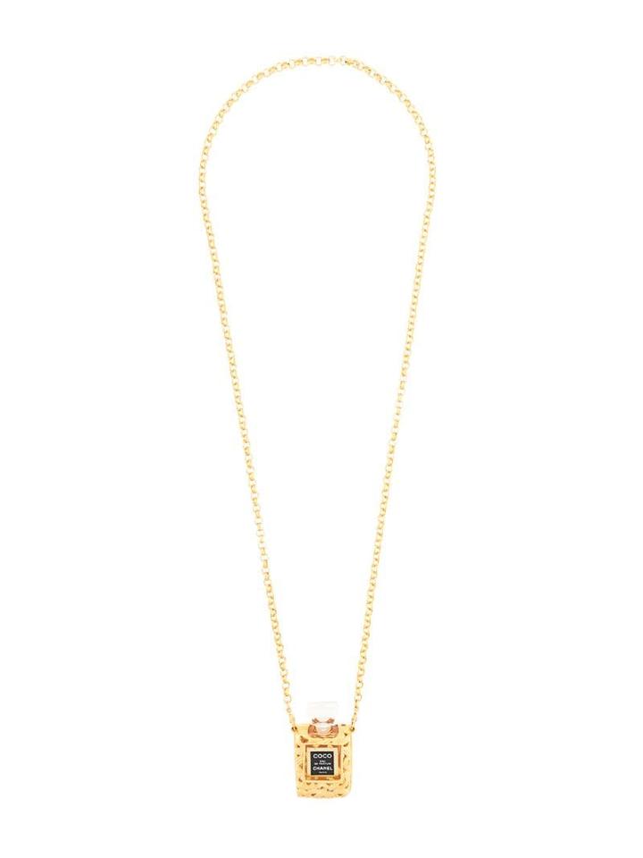 Chanel Pre-owned Perfume Pendant Necklace - Gold
