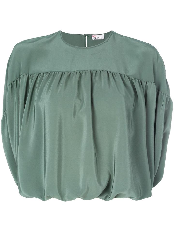 Red Valentino Ruched Top - Green