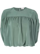 Red Valentino Ruched Top - Green