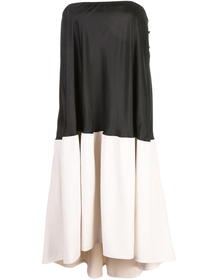 Tibi Sculptured Strapless Dress - Black