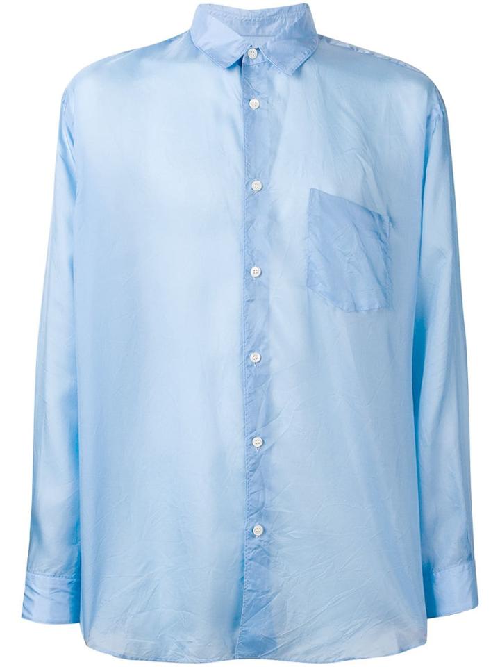 Comme Des Garçons Shirt Loose Fit Shirt - Blue