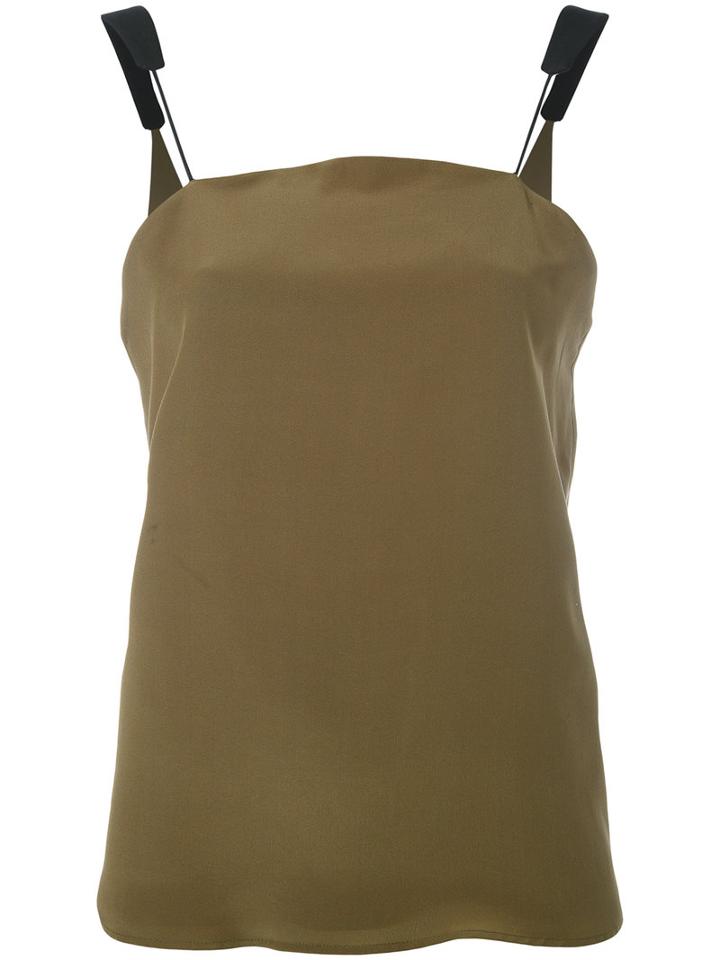 Zeus+dione - Olea Vest Top - Women - Silk Crepe - 36, Green, Silk Crepe