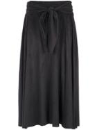 Olympiah Midi Skirt - Black