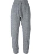 Dsquared2 Cropped Track Pants, Women's, Size: L, Grey, Cotton