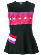 Giorgio Armani Colour-block Sleeveless Top - Multicolour