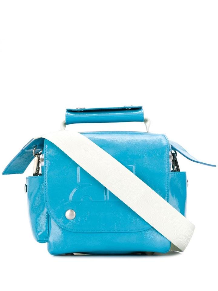 Courrèges Logo Tote Bag - Blue
