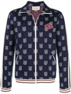Gucci Panther Print Track Jacket - Blue