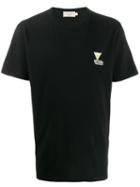 Maison Kitsuné Embroidered Logo T-shirt - Black