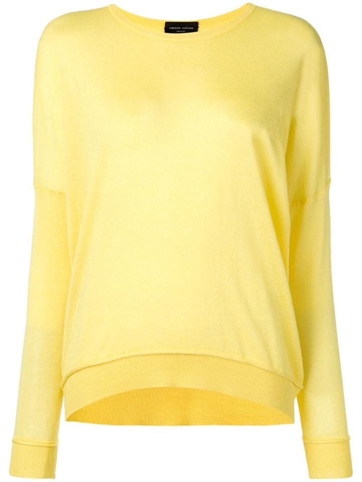 Roberto Collina Round Neck Jumper - Yellow