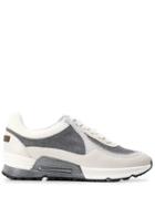Peserico Contrast Low-top Sneakers - Grey