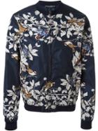 Dolce & Gabbana Bird Print Bomber Jacket