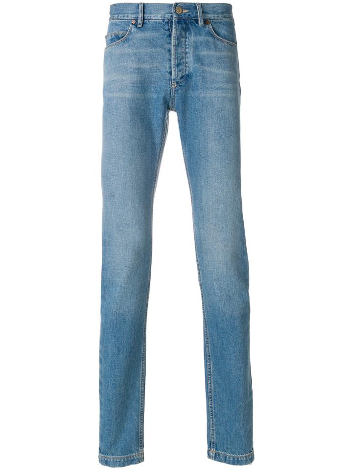 Lanvin High-waisted Slim Jeans - Blue