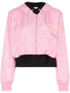 Natasha Zinko Nz Kurtka Print Double Layered Cotton Hoodie Jacket -
