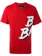 Blood Brother Badge T-shirt, Size: Large, Red, Cotton