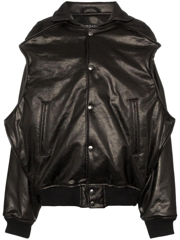 Y/project Double-layer Bomber Jacket - Black