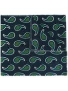 Paul Smith Paisley Print Scarf, Men's, Green, Cashmere/wool