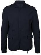 Wooyoungmi Zip Up Jacket, Men's, Size: 50, Blue, Elastodiene/polyamide/wool