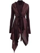 Masnada Asymmetric Cashmere Dress - Pink & Purple