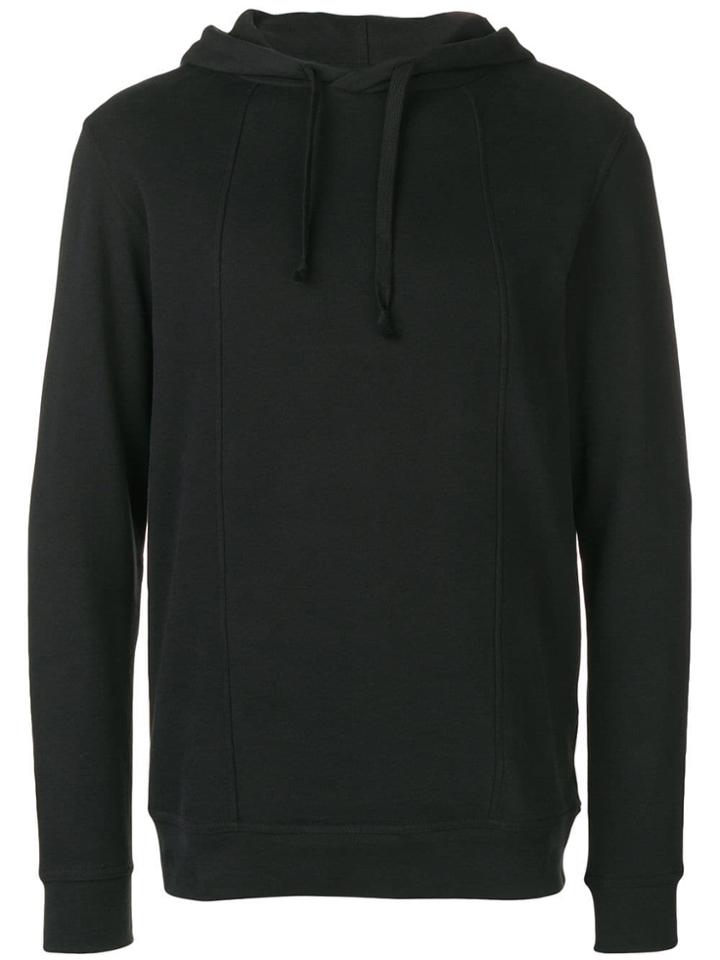 Ann Demeulemeester Welt Detail Hoodie - Black